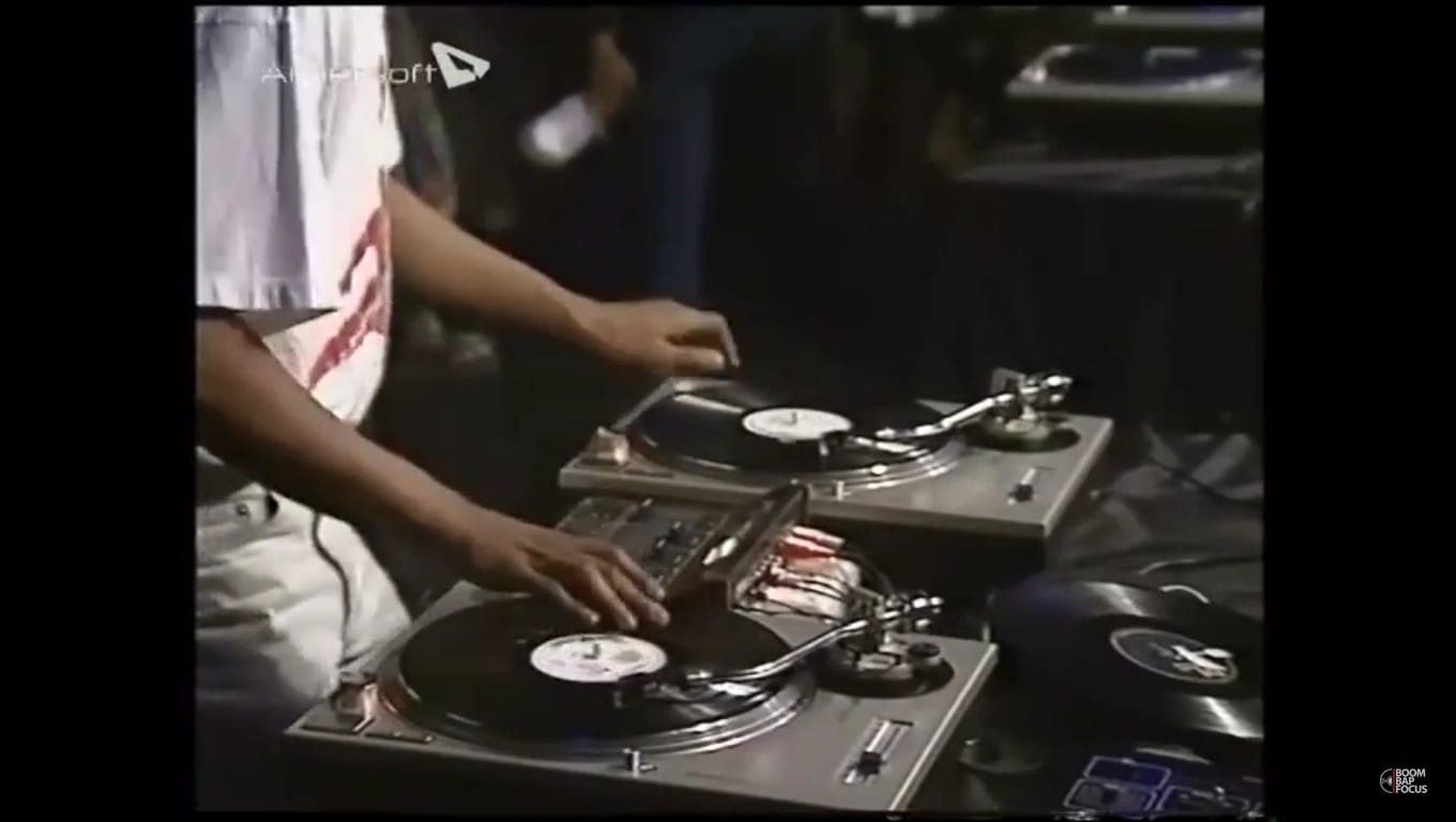 DJ Miz 1990 US DMC FInals