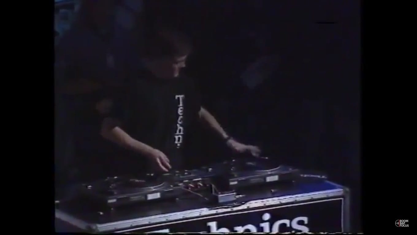 DJ Sparra 1990 UK DMC Finals